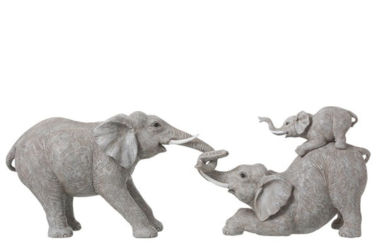 J-line olifant trekken met kind