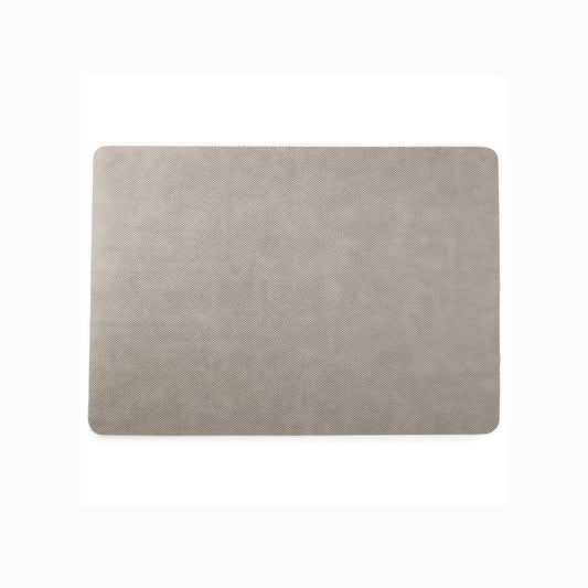 Placemat 43 x 30 cm structuur beige/grijs layer