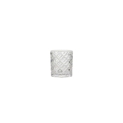 Salt en pepper glazen damier peacock 35 cl