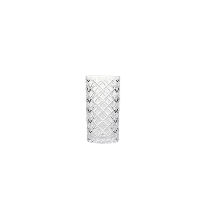 Salt en pepper glazen damier peacock 41 cl
