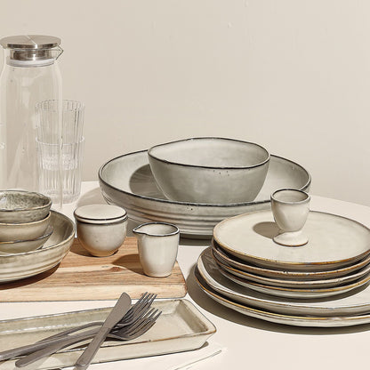 Salt en pepper kom 18.5 cm x H9 cm Artisan Green