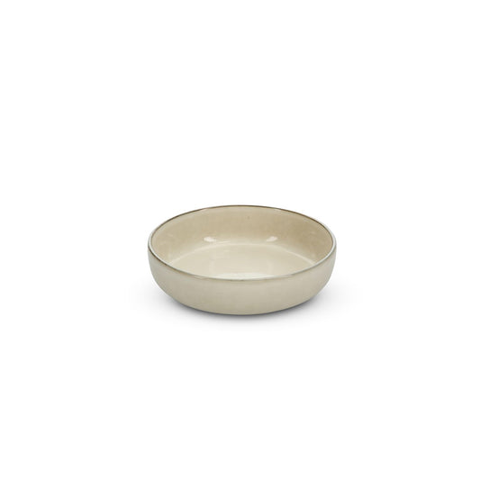 Salt en pepper kom 17.5 cm x H5 cm ivoor meridian