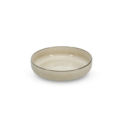 Salt en pepper kom 22x H6 cm ivoor meridian
