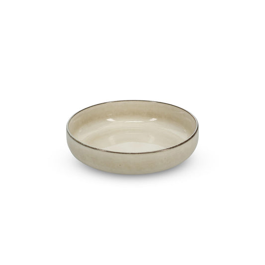 Salt en pepper kom 22x H6 cm ivoor meridian