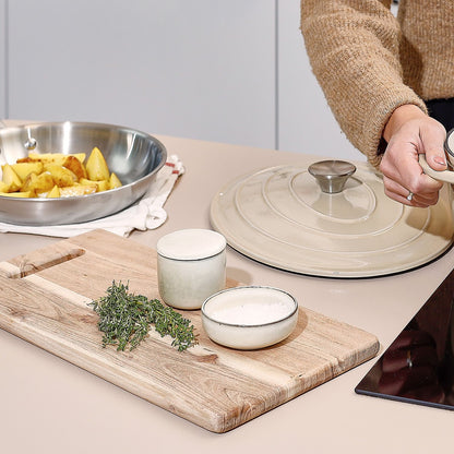 Salt en pepper suikerpot 6.5 cm ivoor meridian