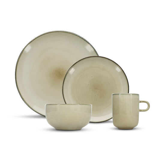 Salt en pepper servies 16 delig ivoor meridian