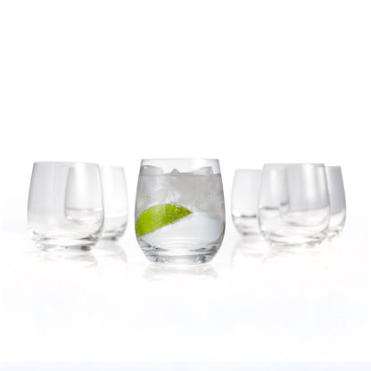 Salt en pepper lage cuvee glazen
