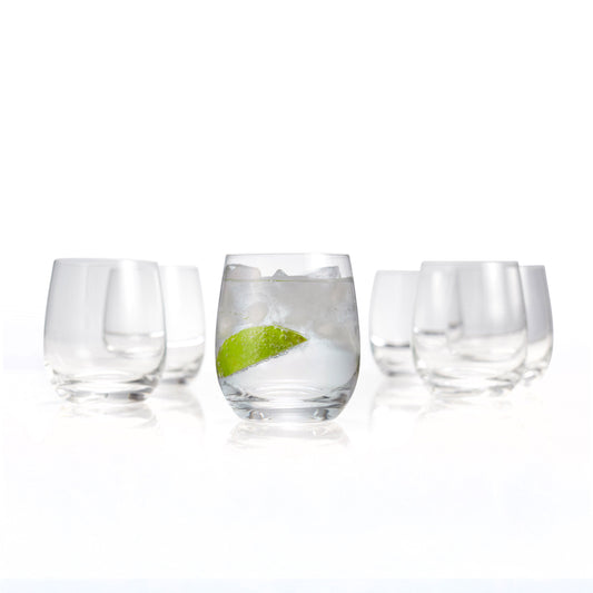 Salt en pepper lage cuvee glazen