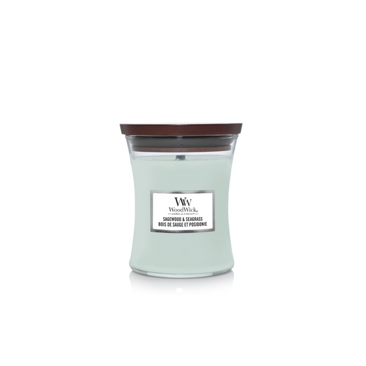 Woodwick Sagewood & Seagrass Medium