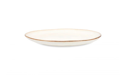 Salt en pepper plat bord Artisan White Ø 28 cm